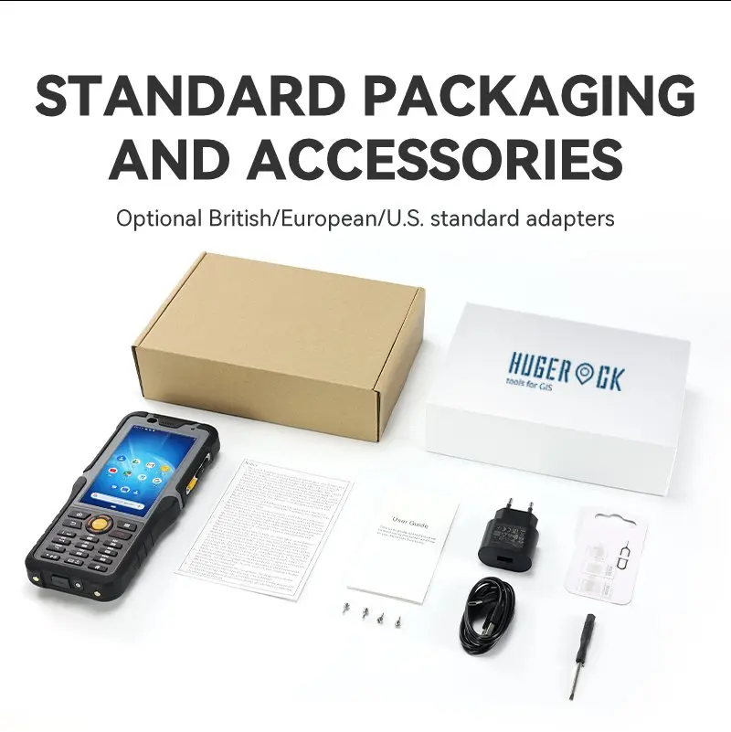 HUGEROCK R50UB industrial rugged android tablet pc computer handheld pda desktop barcode scanner 2d 4.5 inch octa core pos panel