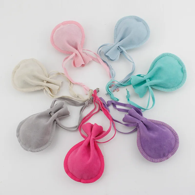 New Design Jewelry Velvet Bag Small Drawstring Pouch Gift Pouches Dust Bags Packaging Necklace Ring Earring Pouch Wholesale