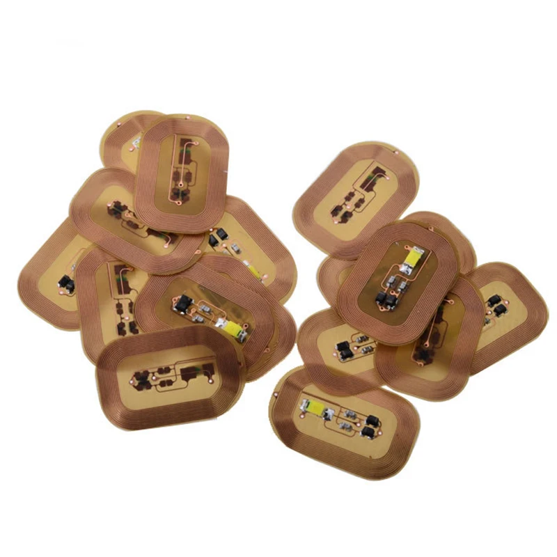 Fashion Flash Led NFC Nail Sticker Finger Nail Tag For Nail Art Decoration