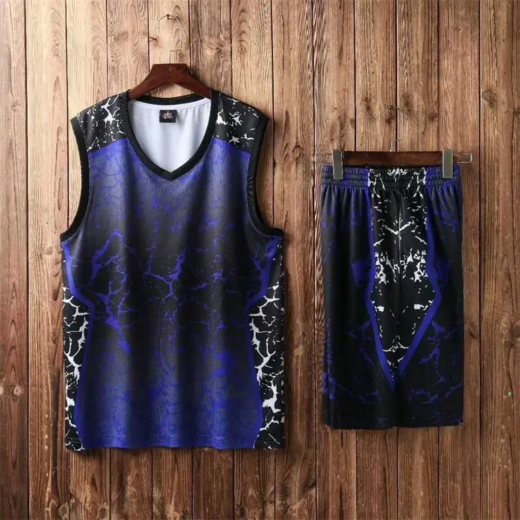 High quality custom logo basketball shorts uniform men sports wear basketball jersey