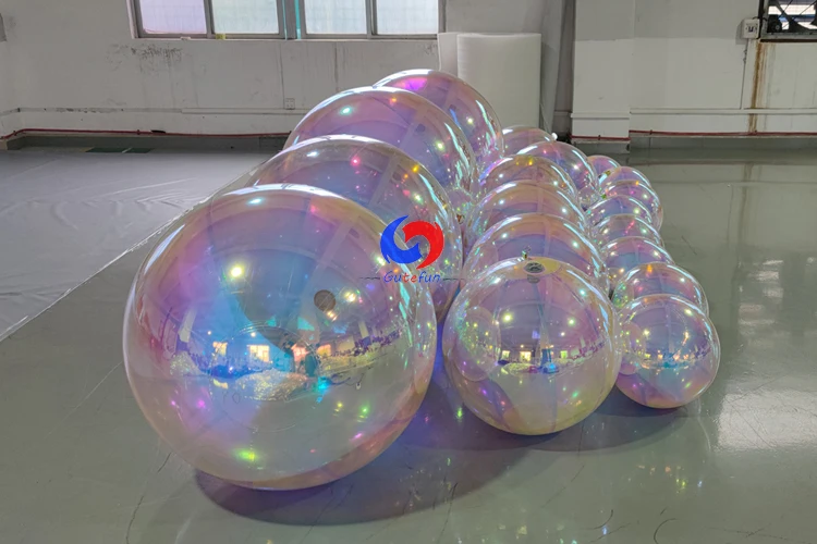 customize garden decoration mirror vanity magnetic ball pearl mirror ball sphere mirror polishing titanium alloy ball