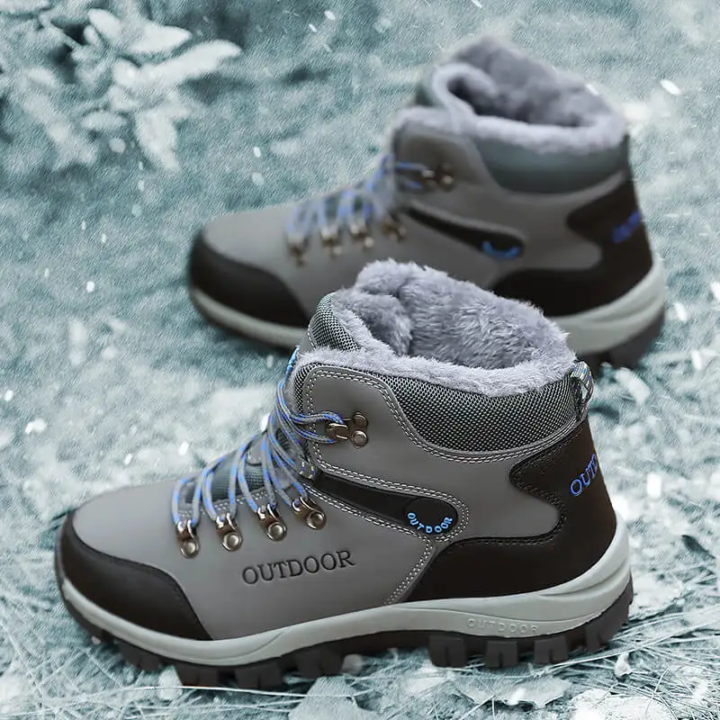 New Arrivals Wear-resistant Warming Mens Snow Boots Snowproof Footwear Wholesale Sport Snowproof Snow Shoes For Men Cotton Shoes