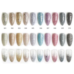 Glitter Gelpolish Basecoat UV Gel Polish Base Gel Color Nail Primer Rubber Base Coat