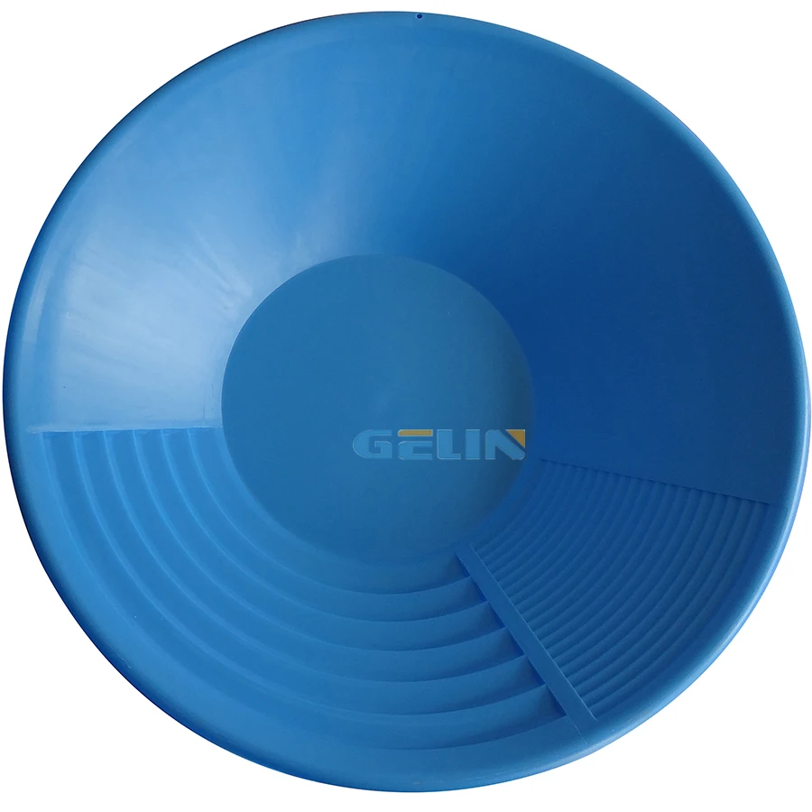 Washing pan 15' black, gold round pan sluice Gold prospecting Mining