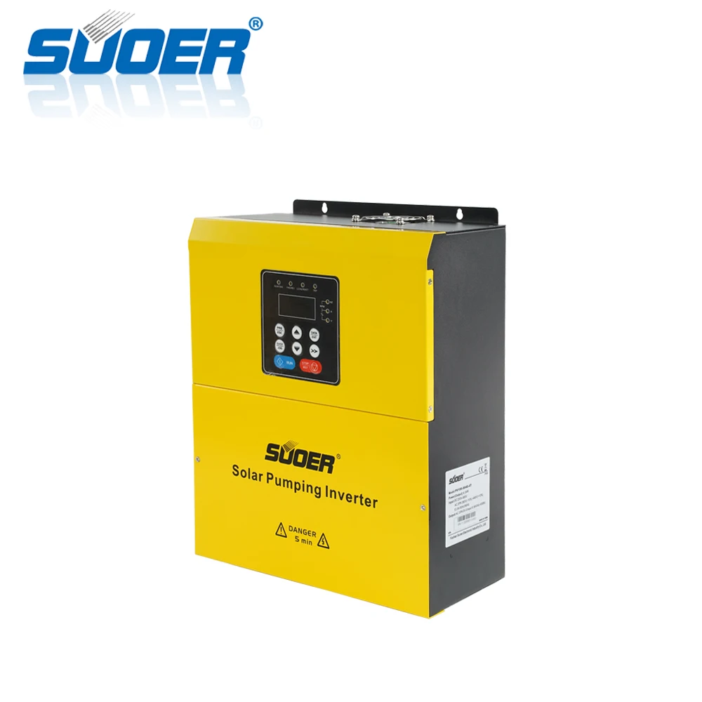 
Suoer 380V 4kw 4000w Three-phase fan cooling solar water pumping inverter 