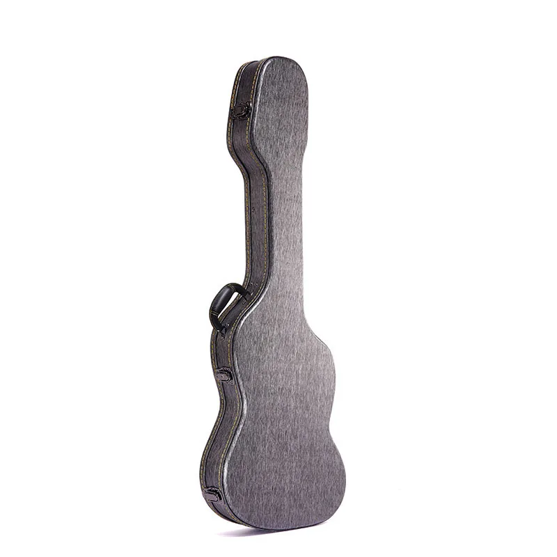 Style Design Bass Guitar Case PVC Leather Wooden Guitar Case Hard Bag Portable Electric Guitar Hard Case