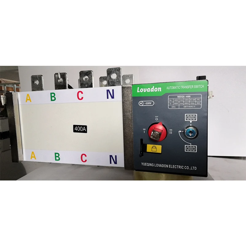 400 Amp automatic corridor double power transfer switch for generator