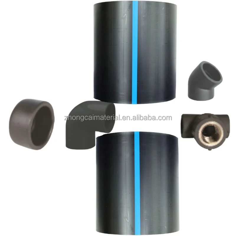 30 45 Degree Pe100 D225 22deg Hdpe100 D400 Sdr 11 Elbow MouldedPE Plastic Pipe Fittings Elbow