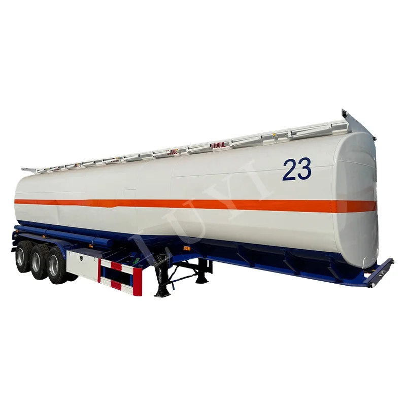 Low Price 3 Axles Stainless steel aluminum alloy carbon steel oil tank 5 cabin fuel transport semi-trailer