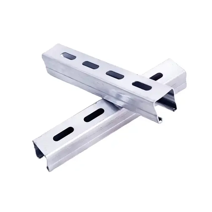 Galvanized profile c channel slotted perforated shaped steel profile strut channel