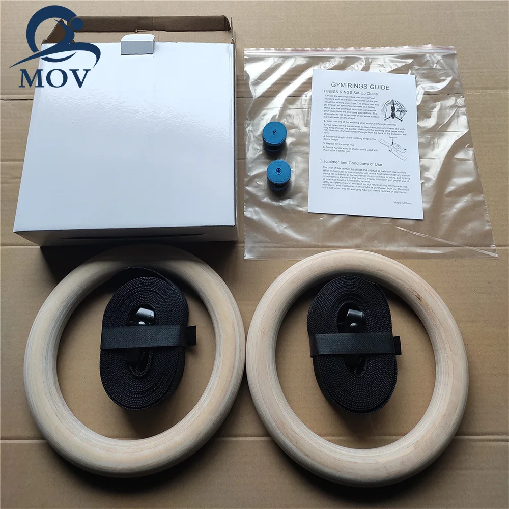 Wholesale of indoor gymnastics, fitness and sports rings, birch wood ring sets by manufacturers