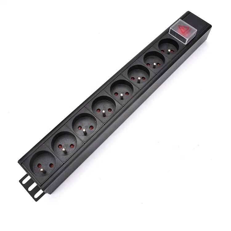 french switched rack pdu 8 way power distribution unit