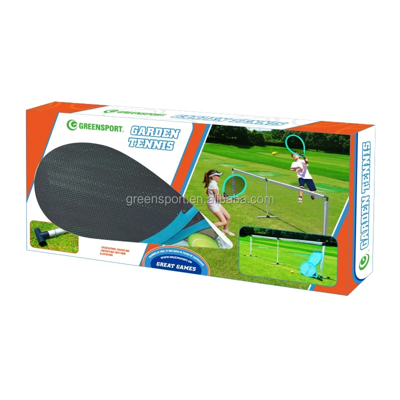 Садовый теннисный набор с теннисными ракетками jumbo и полиуретановым мячом