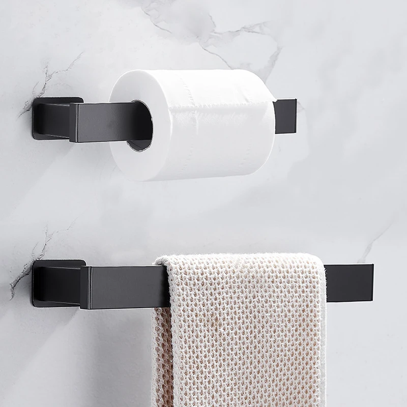 Nordic Aluminum Paper Towel Holder Creative Roll Bathroom Toilet Paper Holder Bathroom Golden Tissue Holder Paper Towel