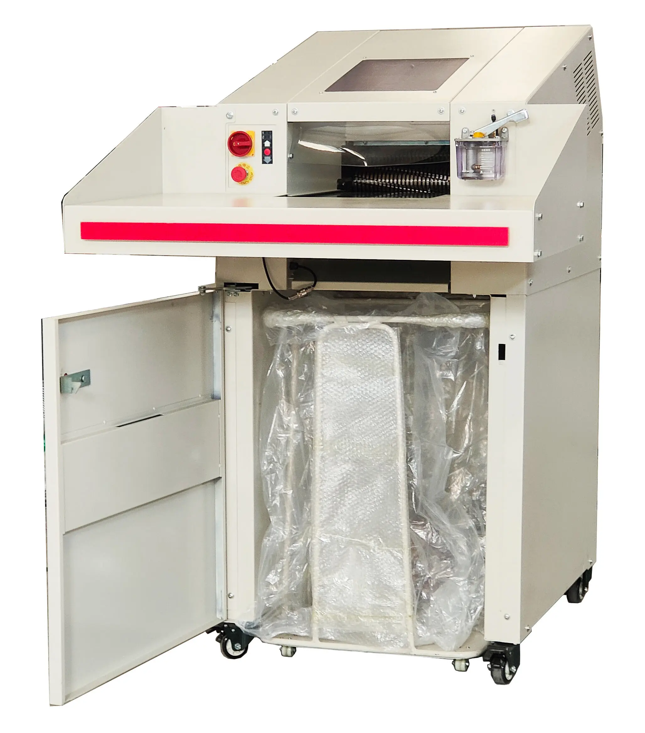 SP428C CD Paper Document Double Shaft Shredder 150-200 Sheets Paper Each Time Industrial Paper Shredder