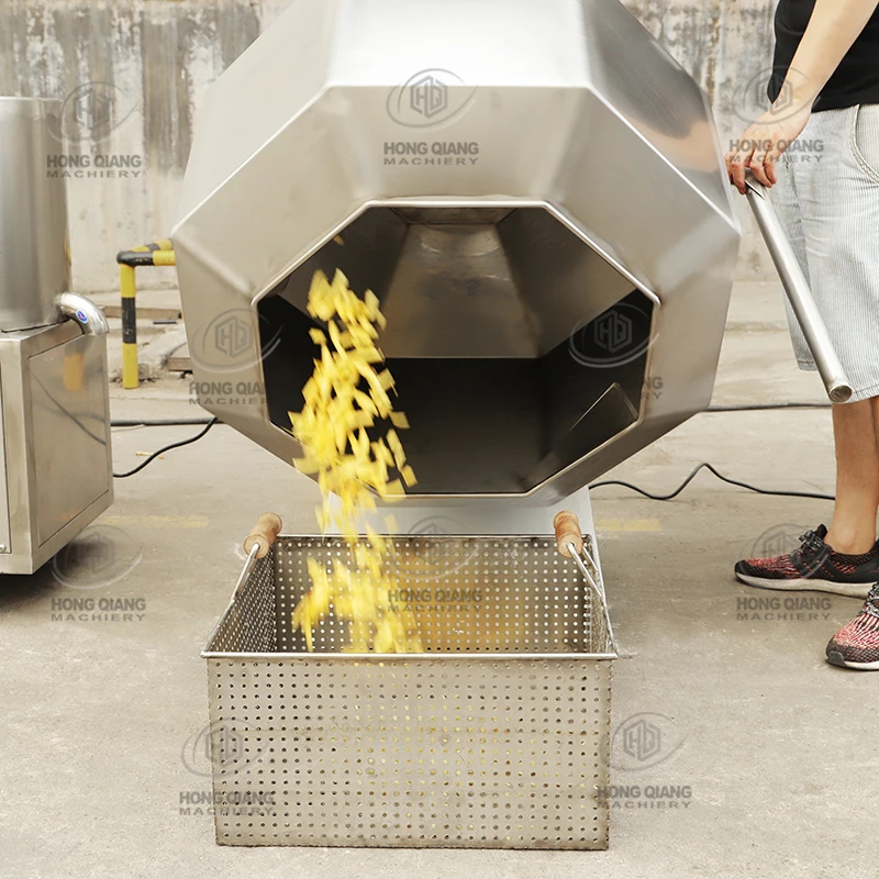 Simplot Rotation Type Snack Seasoning Machine Potato Chips Flavoring Machine Seasoning Machine