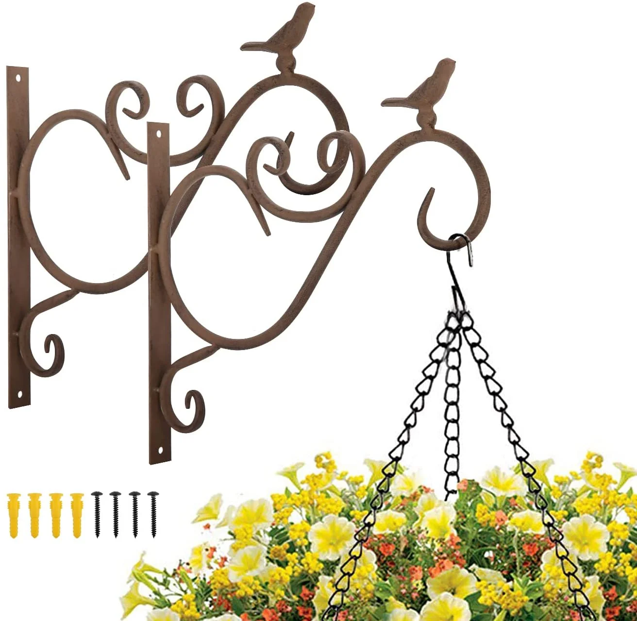 Shelf Brackets Corner Bracket Indoor Wall Mounted Plants Hooks Hanging Plants Bracket Wall Plant Hanger Hooks