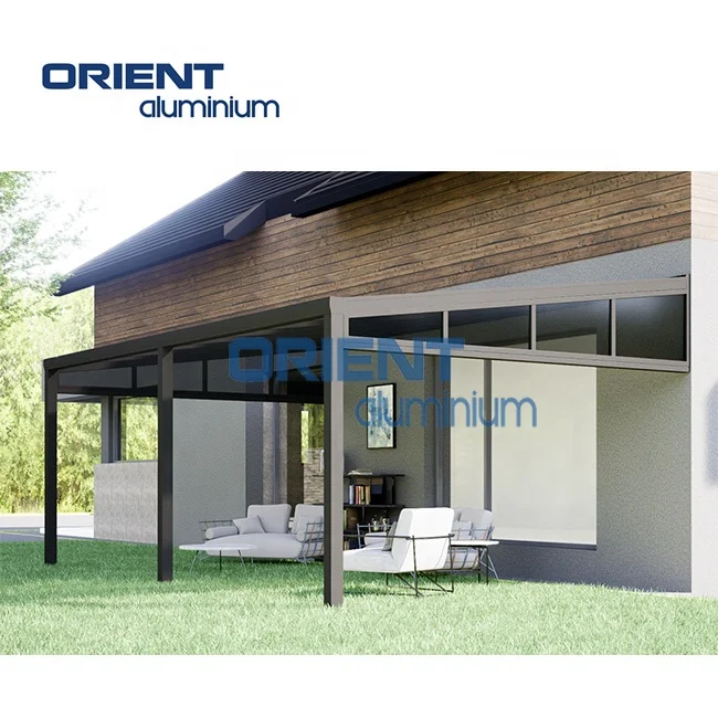 Aluminum Profile Sunshine Room and Winter Garden and Sun House with Polycarbonate Roof