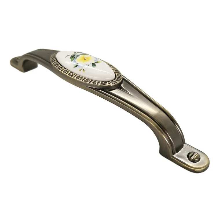 High Quality Luxury Zinc Alloy Door Handle MAB Ceramic Handle and Pulls