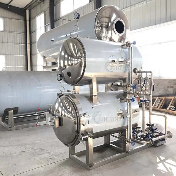 Industrial Food Sterilizer Autoclave Retort Machine For Glass Jars Tin Can Processing Retort Sterilizer