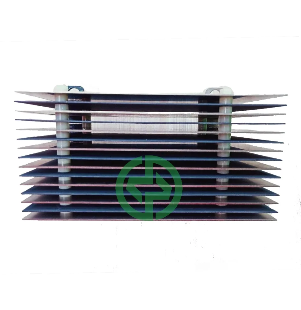Hot sale platinum plated titanium electrode plate for HHO generator cell