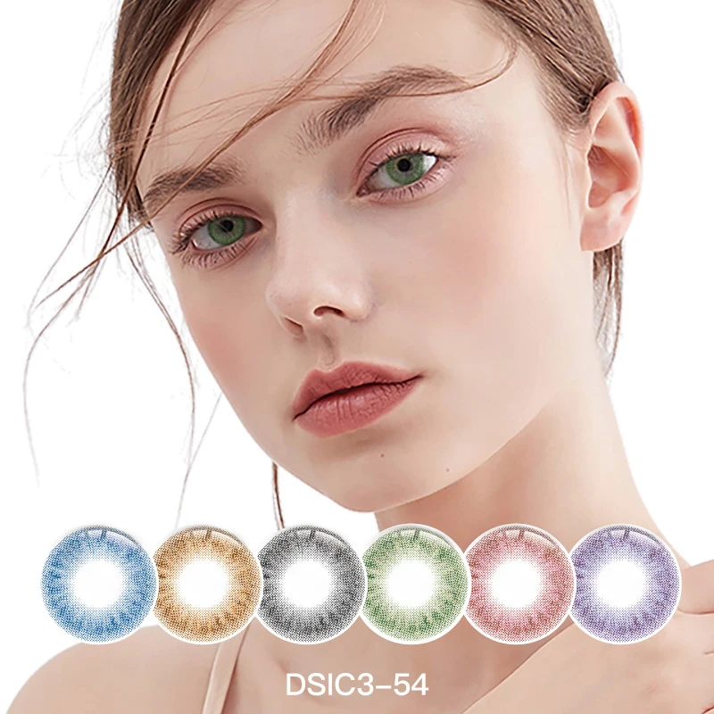 DSIC3-54 Green Color Lens Hot Selling Color Contact Lens Wholesale Price Monthly Contact New Arrival