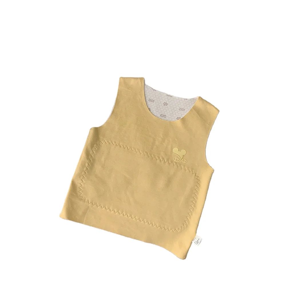 Purorigin Colored Soft Cotton Autumn Winter Sleeveless Undershirts Traceless Kids Vest Underwear Vest For Children