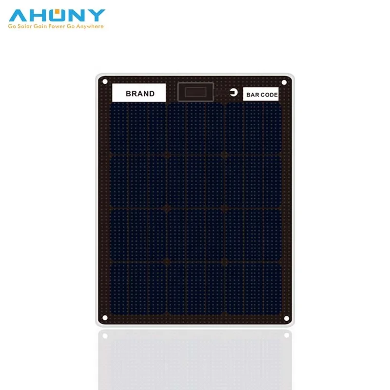 semi rigid solar panel 40w walk step drive on IBC solar cells CE ROHS salt mist test with high efficiency for home leisure use