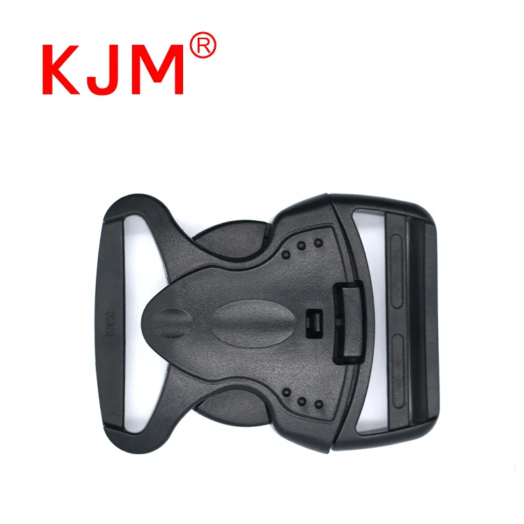 KJM 50mm Plastic Quick Side Release Belt Buckle Parts with Lock for Tactical Belt Backpack