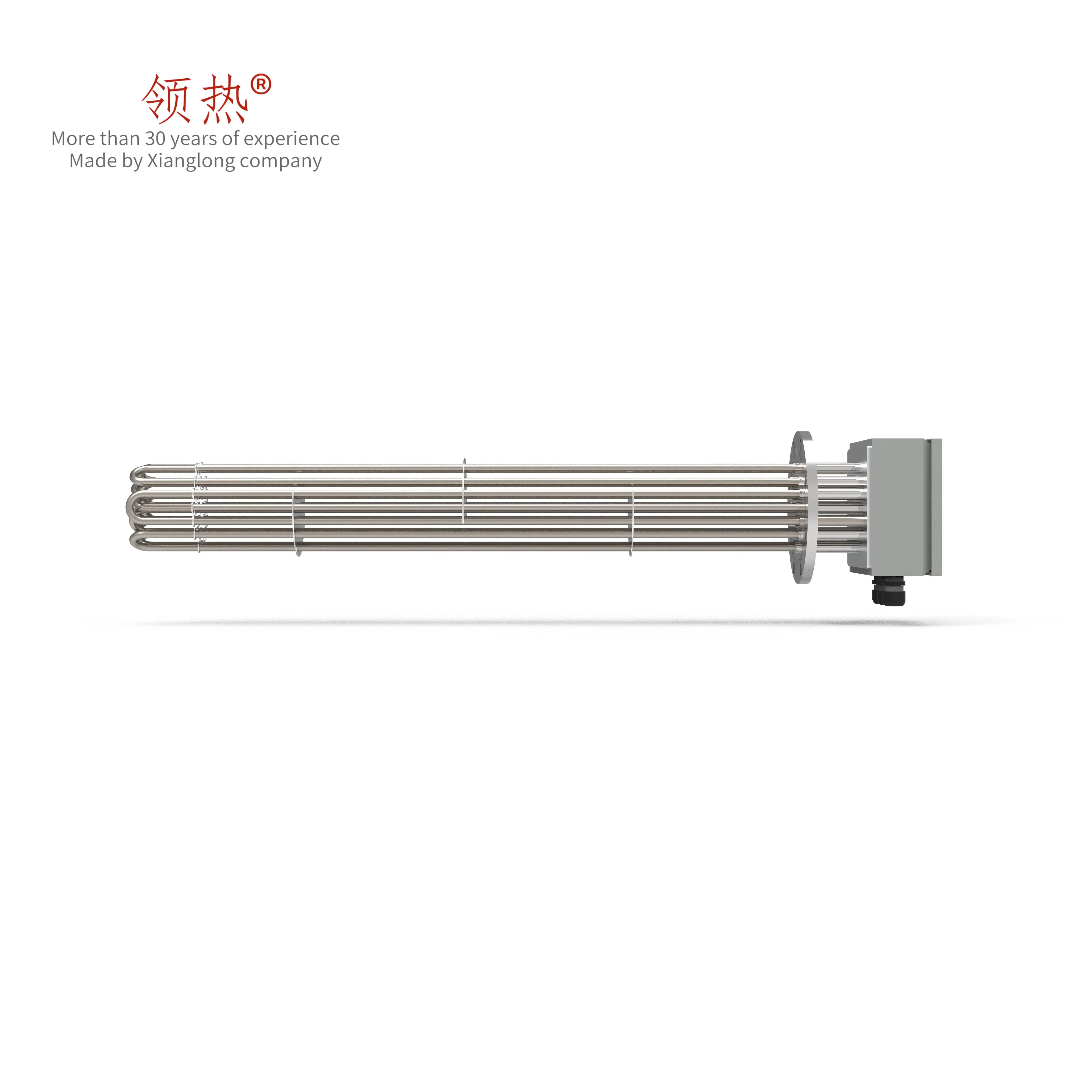 High Quality Hot Sale DN125 40kw Flanged Immersion Industrial Electric Nitrogen Heater
