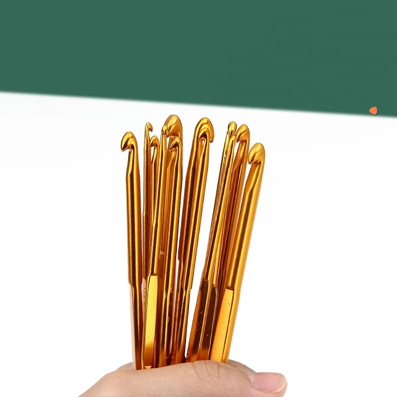 Wholesale 2-10 Metal Knitting Needles Weave Yarn Set For Diy Crochet Hooks Needlework