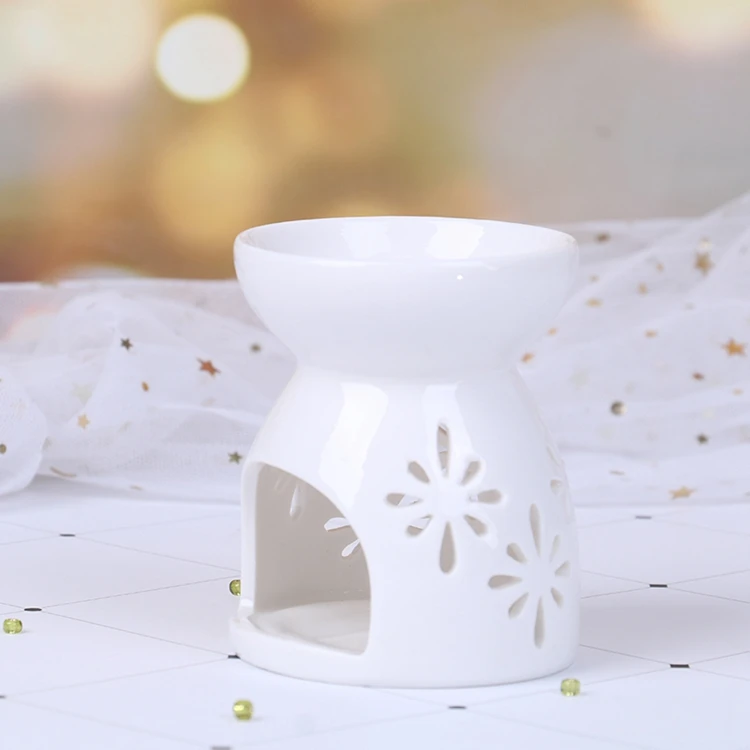 Tealight Candle Wax Melt Warmer Spa Aroma Ceramic Oil Burner Porcelain Essential Oil Burners
