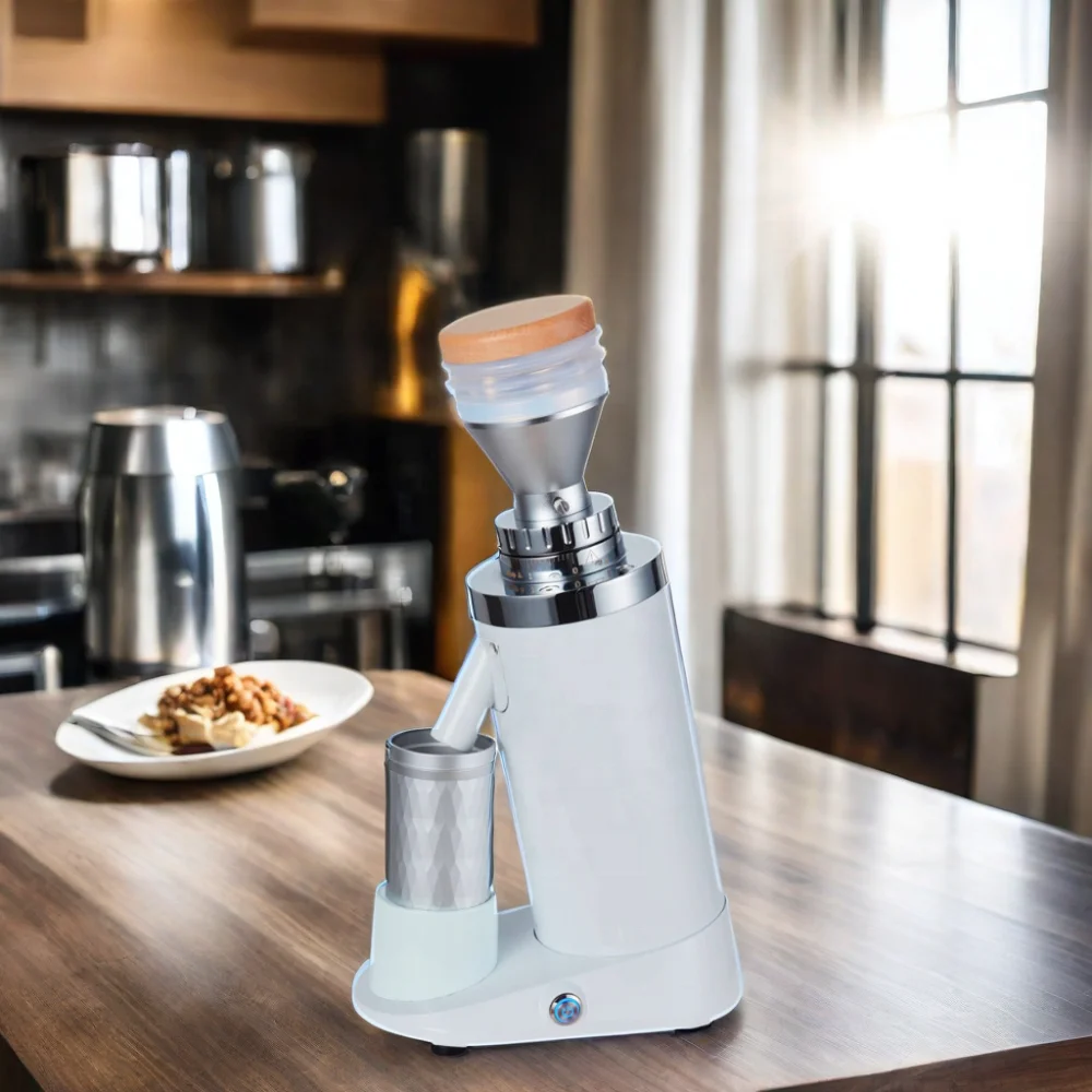 New Customized LOGO gen 2  Mill Titanium DF64 Flat Burr 64mm Automatic Electric coffe Coffee Bean grinder