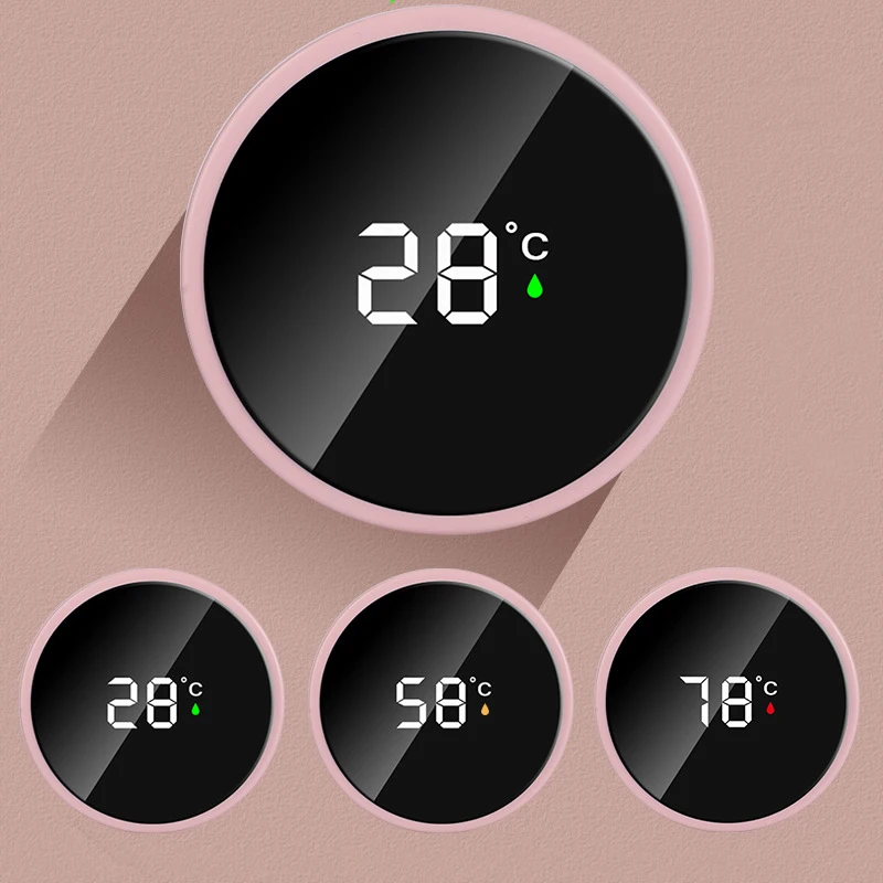 OEM Intelligent 500ml LED temperature display stainless steel water bottle smart insulated cups