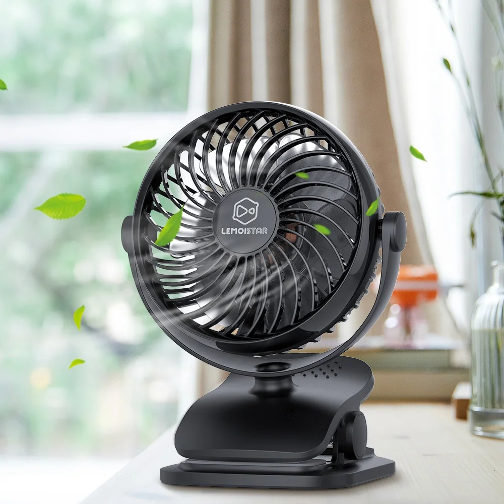 
Factory Supply New Design Customized Fashion High Speed KC PSE Battery Operated Portable Clip Rechargeable Fans 