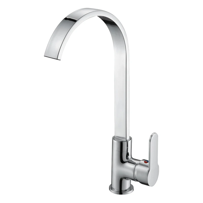 2024 Hot Sell Single Handle  round Body Sink Kitchen Mixer Taps Faucet
