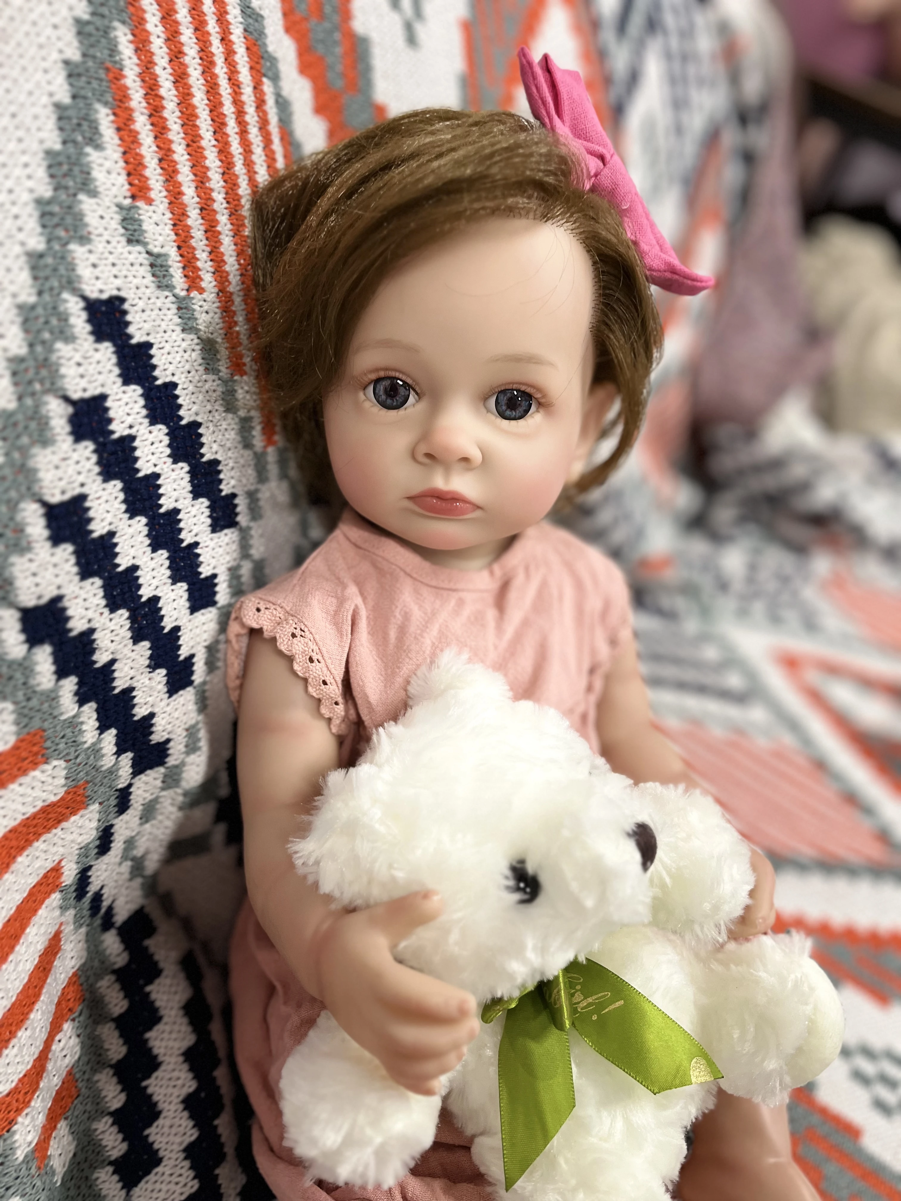 55cm High Quality Vinyl Simulation Baby Dolls Set Realistic Silicone Male Baby Alive Dolls Bebes Reborn De Silicona