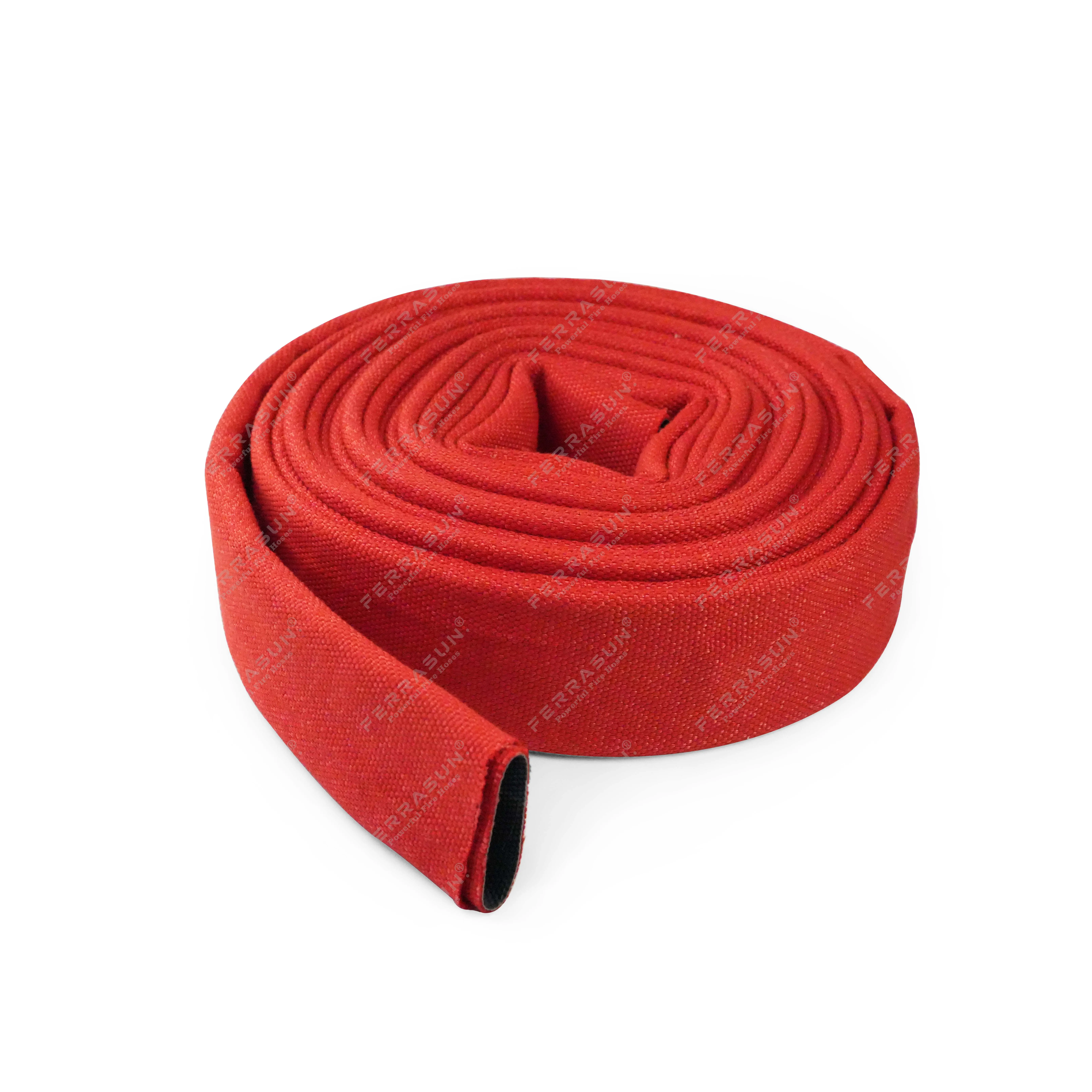 Подкладка из синтетического каучука красный двойной полиэстер куртка пожарный шланг