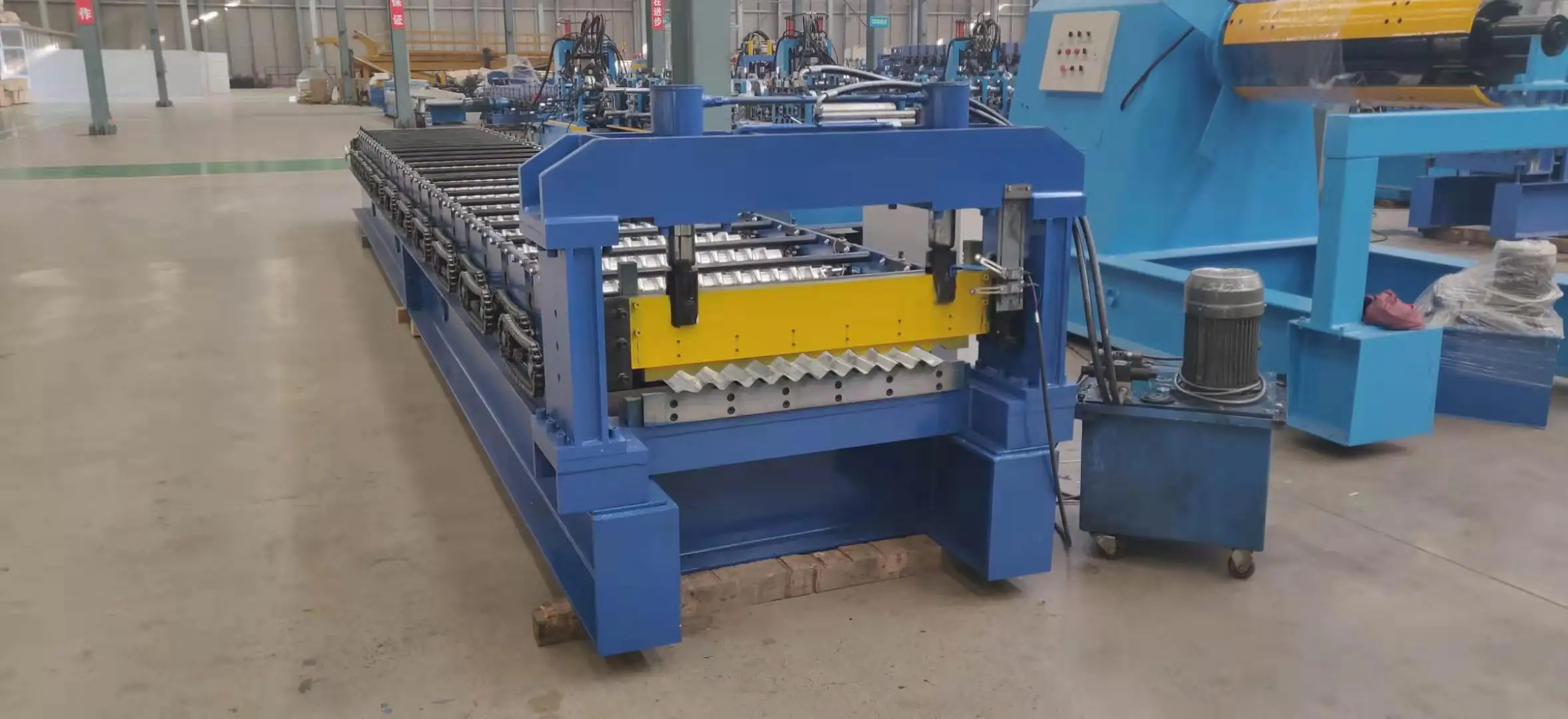 Металлический кровельный лист из гофрированного железа, машина для холодной оцинковки