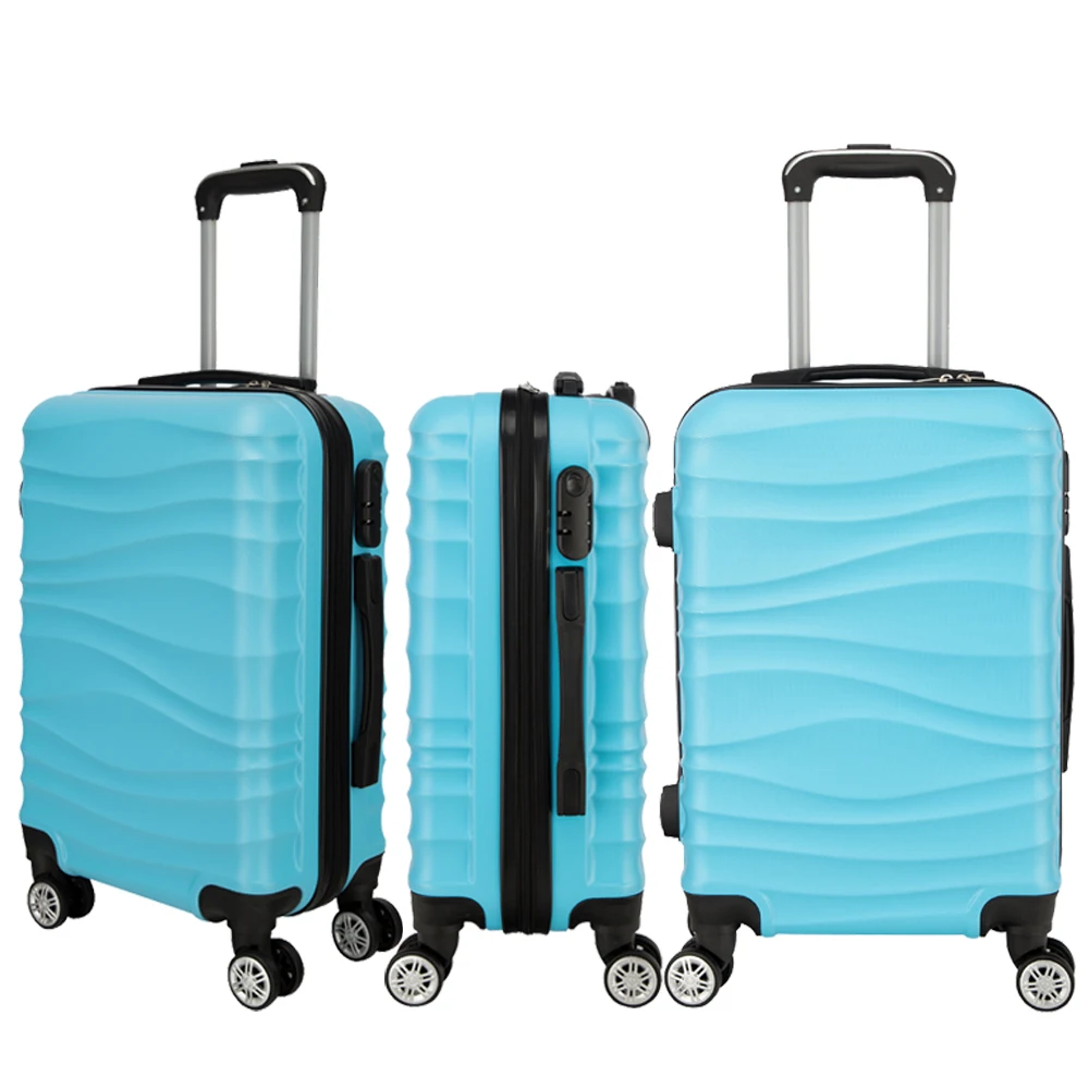 Заводская цена, дорожная сумка-тележка из АБС-пластика, легкий чемодан для переноски, комплект чемоданов из жесткого материала