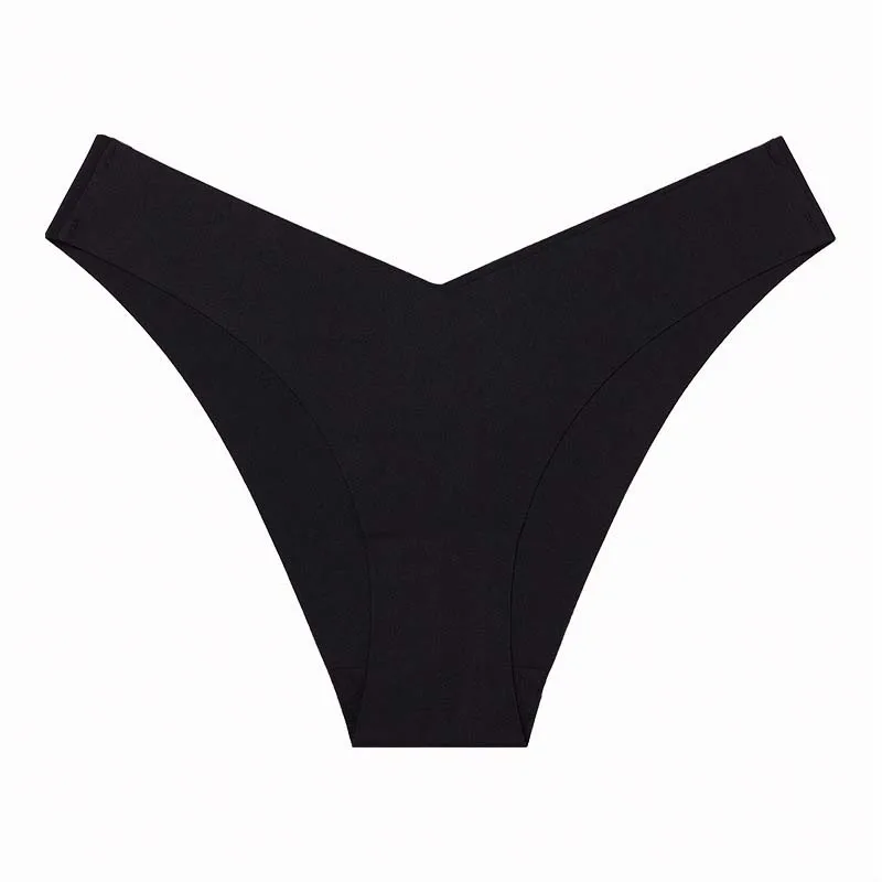 Underwear Tanga Laser Cut Comfortable Thongs V Waist Panty Women Panties G String Invisible Thong Seamless