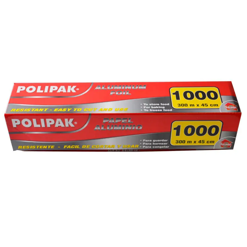 Factory Directly Price 8011 Food Grade Household Food Packing Kitchen Tin Foil Paper Roll Aluminium Foil