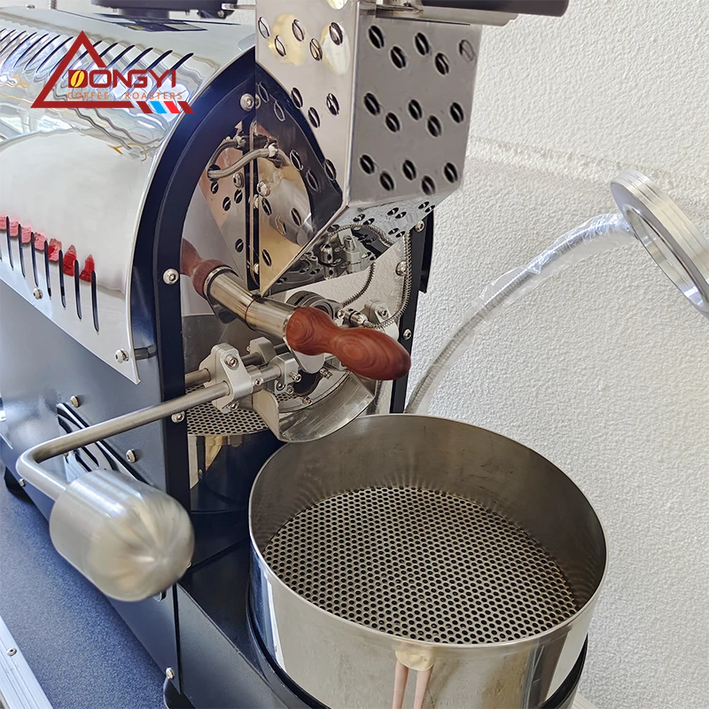 500g 600g Small Sample Coffee Roaster For Shop Show or Lab Use Electric & Gas Heating System