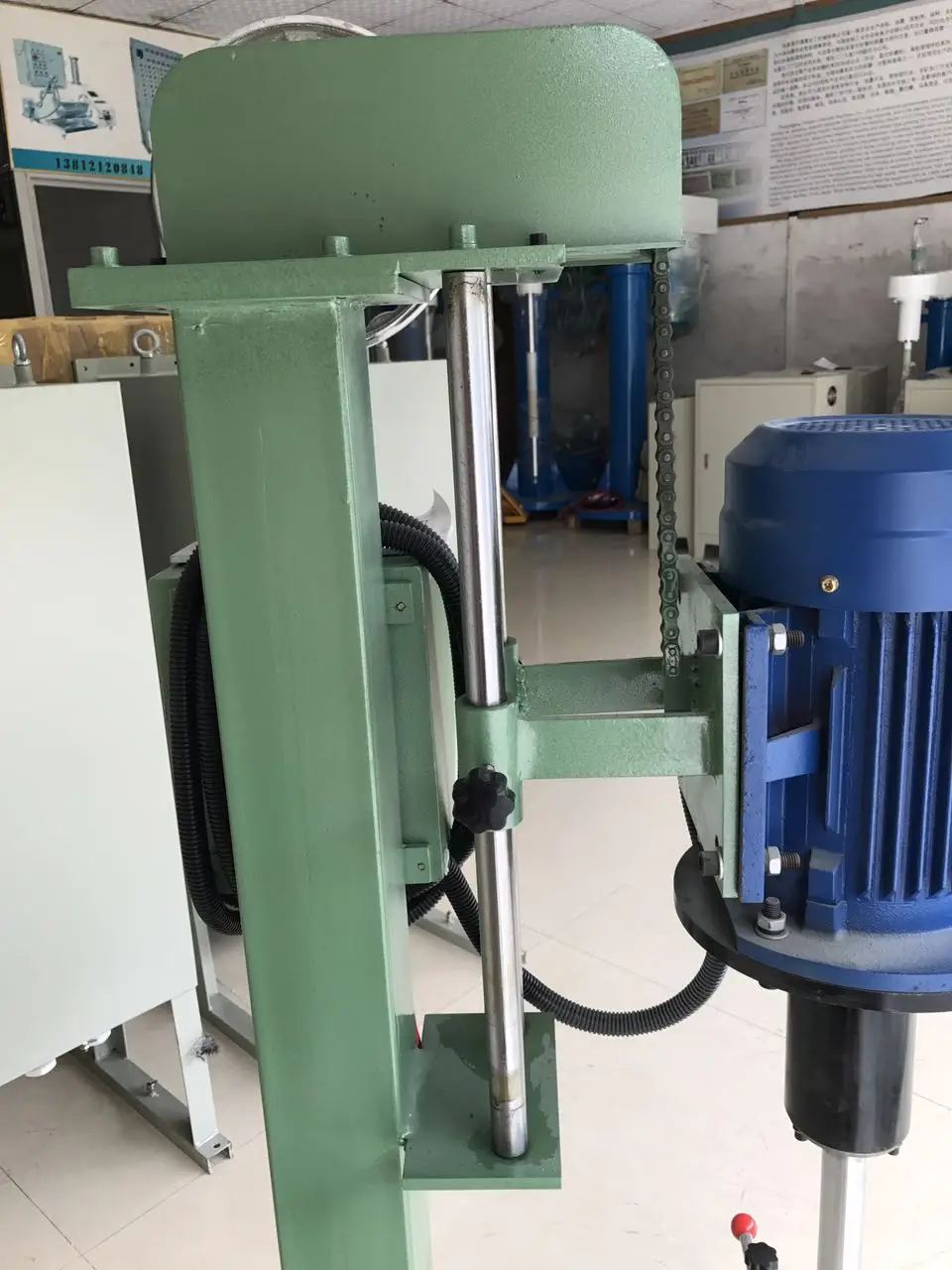 Hydraulic lift or electric lifting water based paint mixing making machine lab dispersing machine