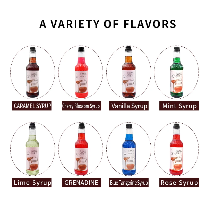 Doking Delicious 1L Bottle Concentrated Juice Syrup Energy Drink Flavored Syrup for Milk Tea