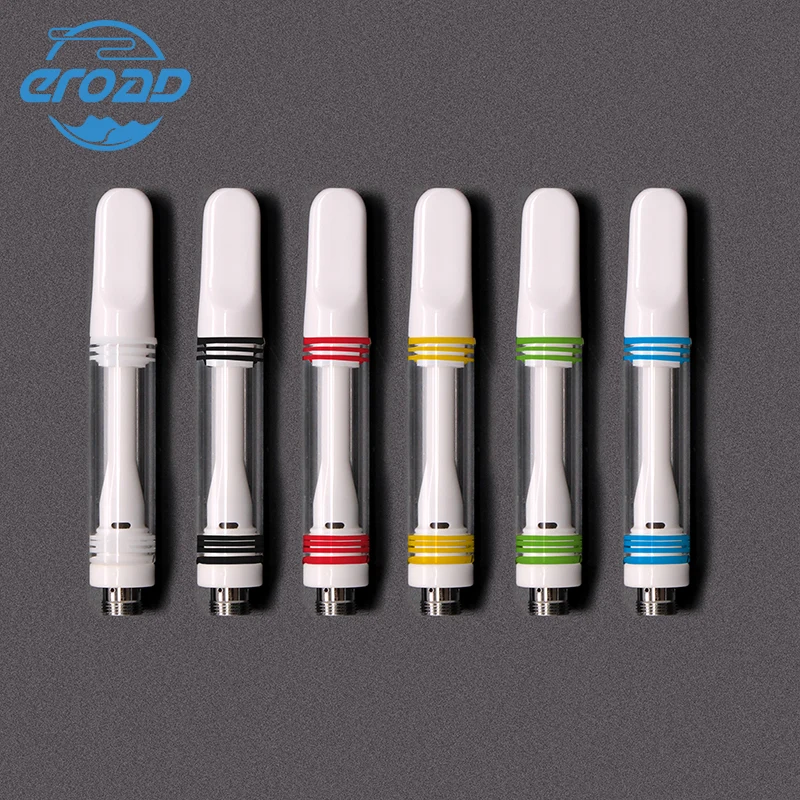 Cartridge 1.0ml Oil Tank Vaporizer Pen Refillable Custom Logo CBD Vape Pen Empty Cartridges
