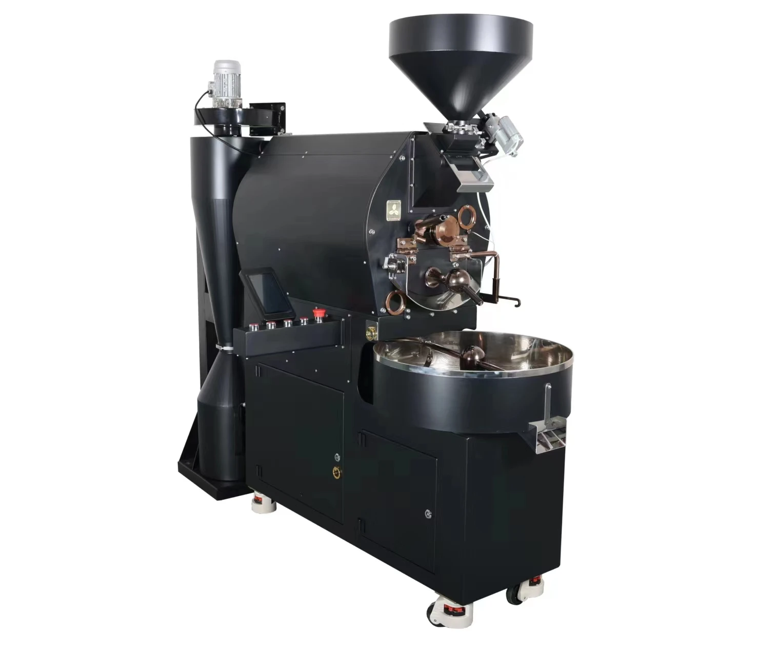 Wintop 6kg 8kg Manual Coffee Beans Roaster Machine Santoker Half Hot Air Bean Roast for Commercial Coffee Roasting Machine