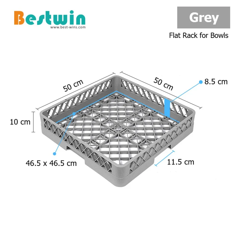 Plastic Commercial Dishwasher Drying Tray Bowl Cup Glass Storage Basket Rack