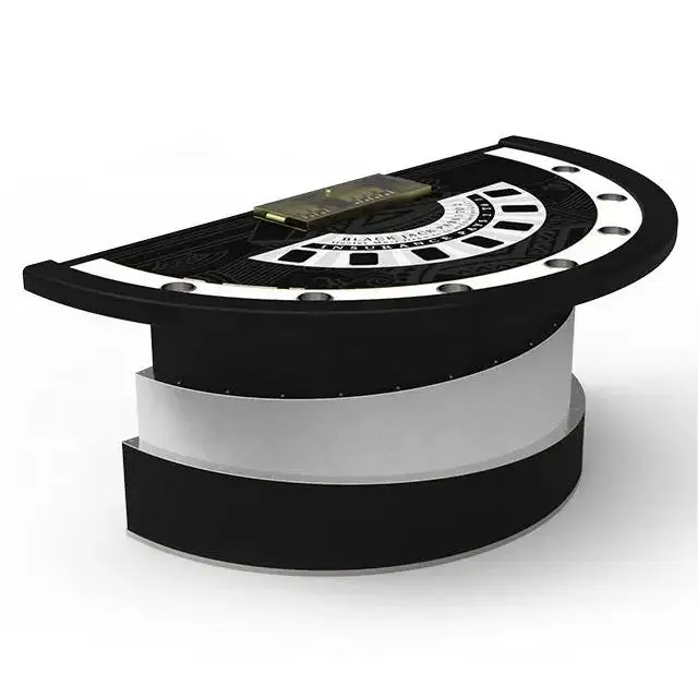 YH 84 Inch Luxury Casino Black Jack Table Professional Poker Table Gambling Blackjack Table