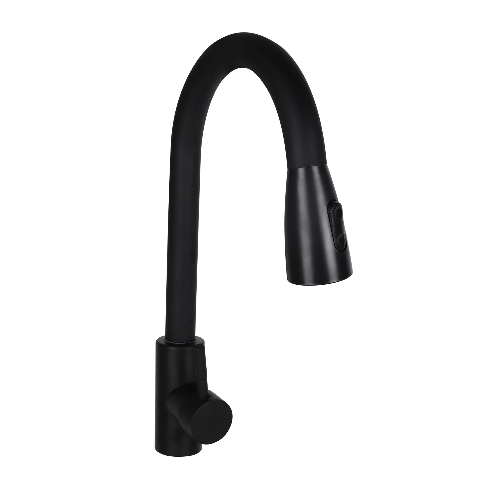 High Quality Modern Pull Out Black Color Stainless Steel Kitchen Sink Tap Faucet With 2 Function